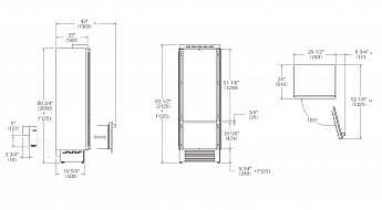 картинка Встраиваемый холодильник Bertazzoni REF755BBLPTT 