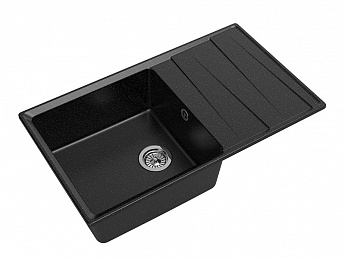 картинка Мойка для кухни Granfest GF-LV-860L черный 