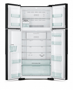 картинка Отдельностоящий холодильник Hitachi R-W660PUC7 GGR графит 