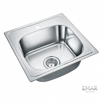 картинка Кухонная мойка Emar Steel 130A глянец 