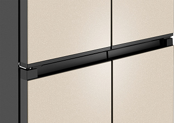 картинка Полувстраиваемый холодильник Weissgauff WCD 450 BEG NoFrost Inverter 