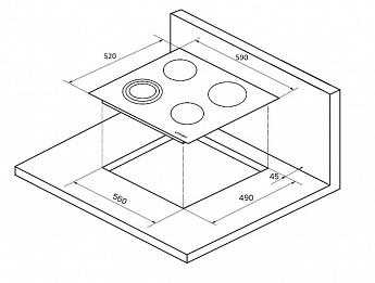 картинка Электрическая варочная панель Kuppersberg ECS 603 