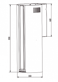 картинка Кухонная вытяжка Weissgauff Sun BLDC BL черная 