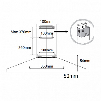 картинка Кухонная вытяжка Evelux Favorite 60 X 