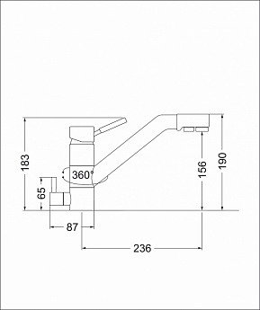 картинка Смеситель Emar EC-3008 